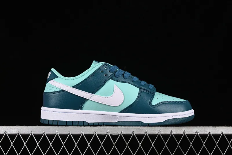 All categories Nk SB Dunk series Nk SB Dunk Low low-top sneakers Nk Dunk Low "Geode Teal" white and green color SB low-top casual sneakers DD1503-301